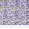 SINGER Packed Purple Blooms & Leaves Cotton Fabric
